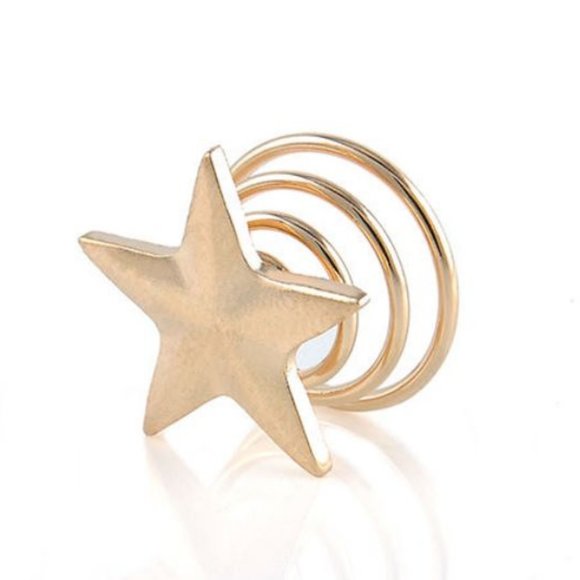 Star Spiral Hair Pins (Gold) - Picture 4 of 7